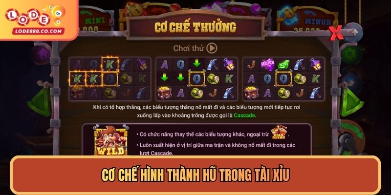 Cơ chế hình thành hũ trong tài xỉu