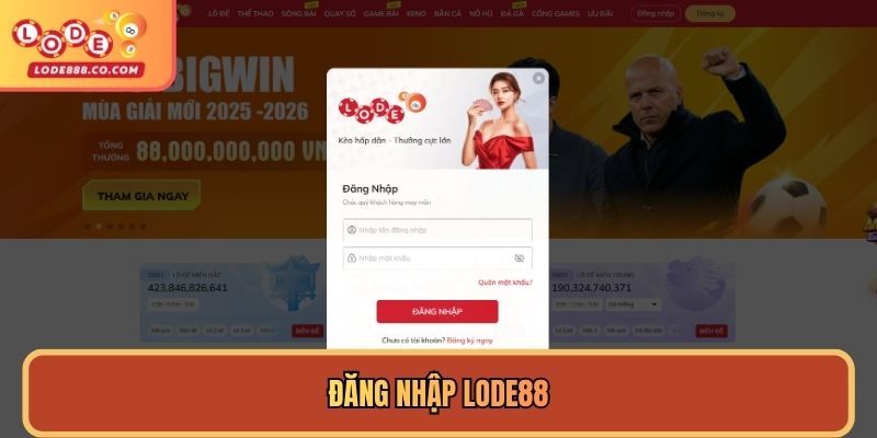 Đăng Nhập Lode88